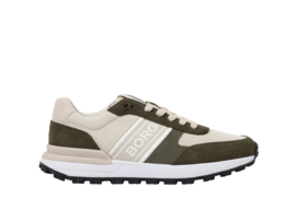 Bjorn Borg Heren Sneaker Ecru met Groen 669503