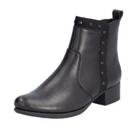Rieker Dames Enkellaarsje Zwart 78657.00