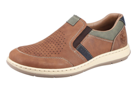 Rieker Heren Instapschoen Cognac Nubuck 17371