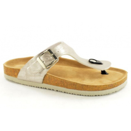 Bio Rock Teenslipper Zilver T30055