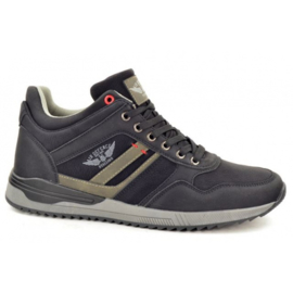 Stallion Heren Sneaker Zwart 370643