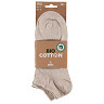Bio Cotton Sneaker sokken 4 pack Beige tinten 158490