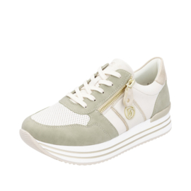 Remonte Sneaker Wit-Mintgroen D1327.80