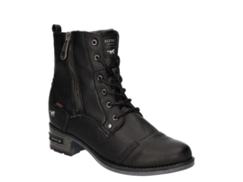 Mustang Dames Veterlaarsje Zwart 1229513