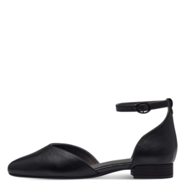 Jana Bandschoen Zwart Leder 24277.001