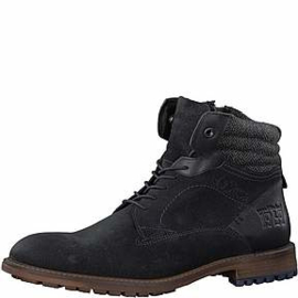 s'Oliver Heren Enkellaarsje Antraciet Nubuck 15222