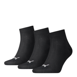 Puma Sneaker Sokken met boord Zwart 3-pack 271080.200