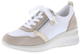 Remonte Sneaker Wit/Beige D2409.81