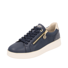 Remonte Sneaker Blauw met Goud D2E00.14