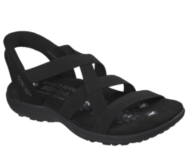 Skechers Dames Sandaal Zwart Slip-In 163460 BBK