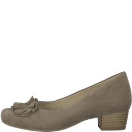 Caprice Pump Beige Nubuck 22312