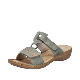 Rieker Dames Slipper Groen 60881.52
