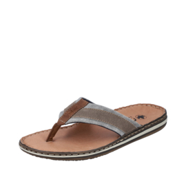 Rieker Heren Teenslipper Cognac 21095.42