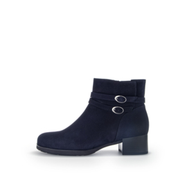 Gabor Enkellaarsje Blauw Nubuck 35.500.16