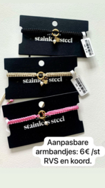 Aanpasbare armband koord