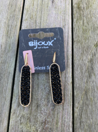 Oorbellen bijoux zwart