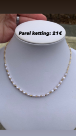 Parelketting goud