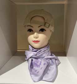 Satijnen sjaaltje lila