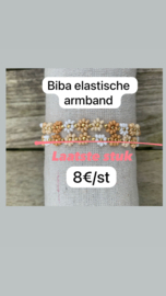 Biba armband met bloempjes