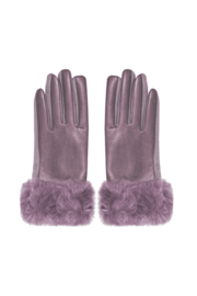 handschoenen lila