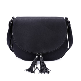 Ruime Messenger bag zwart