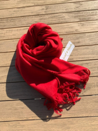 sjaal vilt rood