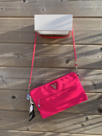 messenger bag fel roze waterafstotend