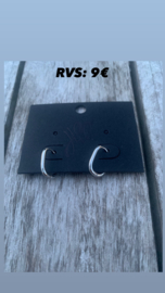 Classic oorbellen zilver