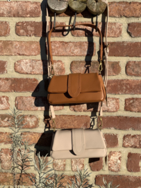 Trendy tasje cognac