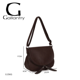 Ruime Messenger bag zwart