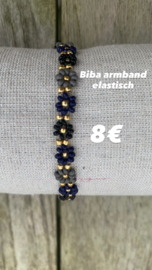 Biba armband met bloempjes