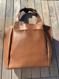 handtas cognac PU