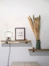 Wandplank EK (met houten EK dragers)
