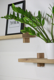 Wandplank EK (met houten EK dragers)