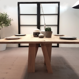 Eettafel Oak  Extra dik 6 cm (100 cm breed)