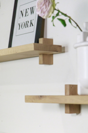 Wandplank EK (met houten EK dragers)