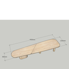 Vergadertafel Duo
