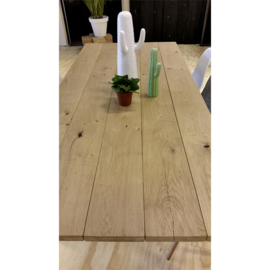 Eettafel Oak  Extra dik 6 cm (100 cm breed)