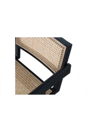 Eetkamerstoel Rattan Black