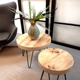 Ronde salontafel Lumber