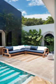 Loungebank (4-zits hoekbank)