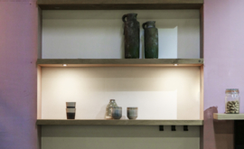 Blinde Wandplank Oak met verlichting