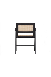 Eetkamerstoel Rattan Black