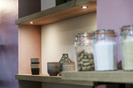 Blinde Wandplank Oak met verlichting