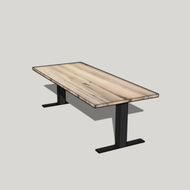 Stalen T frame dicht