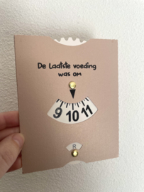 Voedingskaart Oud-roze