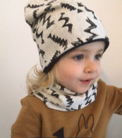 Set beanie en sjaal ‘Zigzag’