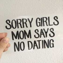 Sorry girls strijkapplicatie