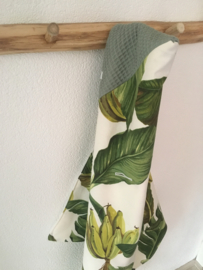 Wikkeldoek Bananen bladeren oud-groen