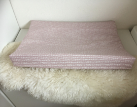Aankleed kussenhoes 'Roze Dust'.